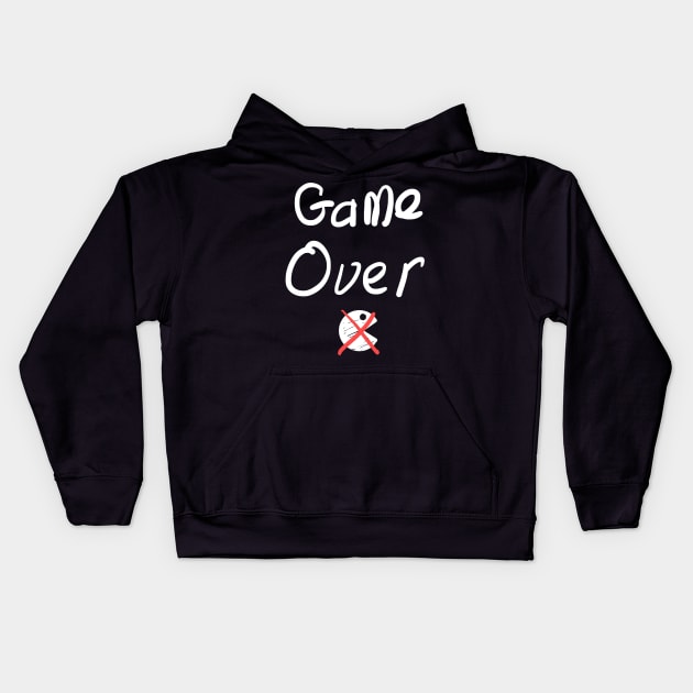 Game Over Sarcasm Kids Hoodie by HayesHanna3bE2e